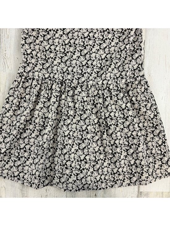 La Coqueta Girls Sz 7 Black Floral Short Sleeve Bow Xana Dress - Picture 7 of 14